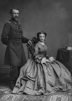 George Custer and his wife
