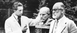 Freud sitting for his bust